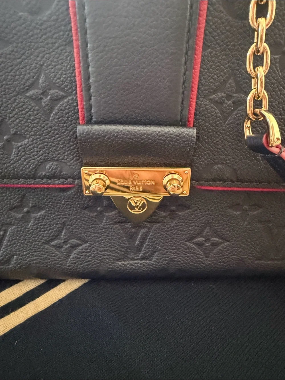 Louis Vuitton Saint Sulpice handbag monogram empreinte leather